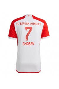 Bayern Munich Serge Gnabry #7 Jalkapallovaatteet Kotipaita 2023-24 Lyhythihainen